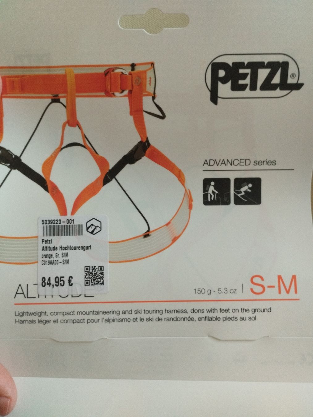 Petzl Attrezzatura da arrampicata: Petzl Hochtourengurt – Nuovo (secondo la descrizione) da Schaffhausen venduto da claki0 1