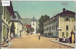 Couvet - La Poste - animee - coloriert
