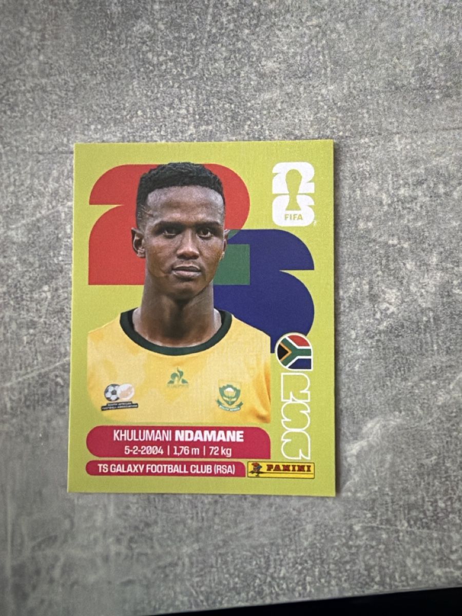 Panini Carte collezionabili:  Khulumani Ndaman Panini RSA7 – Usato da Pfeffingen venduto da Fantasy1971