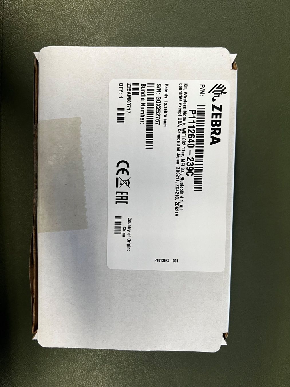 Componenti elettronici: Zebra Schnittstelle, WLAN – Nuovo (secondo la descrizione) da Gossau ZH venduto da OrderflowAG