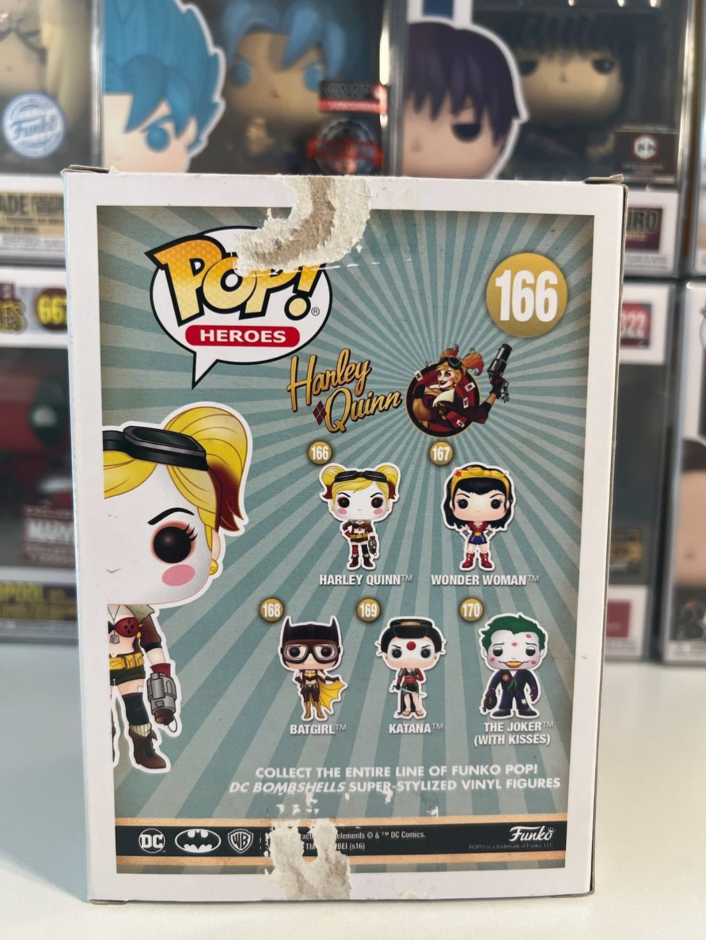 Funko Statuette: Funko POP! DC Comics Bombshells Harley Quinn (Sortie 2017) – Nuovo e nell'imballaggio originale da Le Mouret venduto da perfectbijou 2