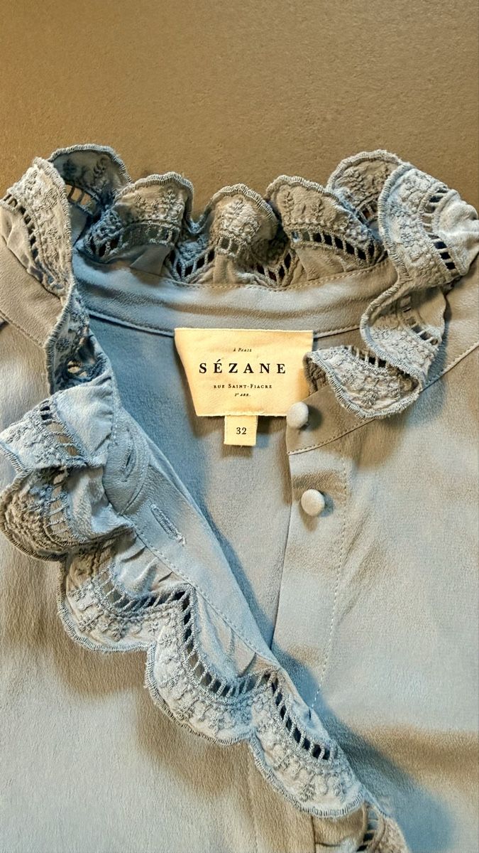 Sezane Camicette: Sezane Seidenbluse Gr. 32 – Nuovo (secondo la descrizione) da Zürich venduto da car_9vrr 1