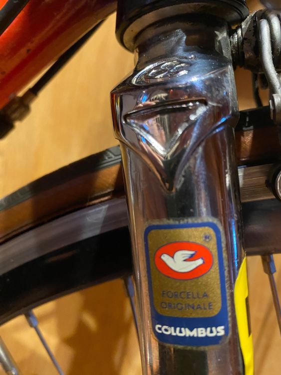 Cadre Vélo Course ZILIOLI Vintage – Acier COLUMBUS – 57 Cm – Rouge