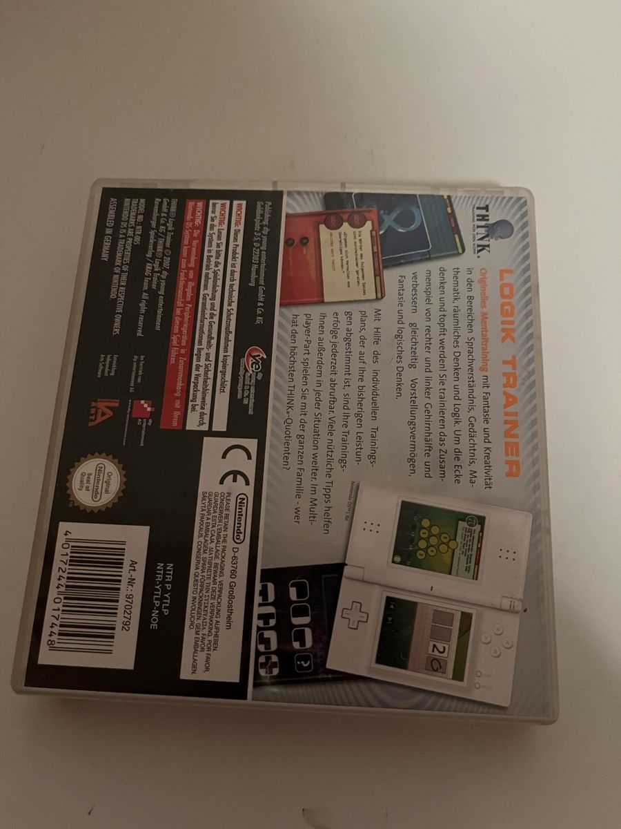 Nintendo Giochi: Nintendo DS Spiel: Think - Logik Trainer – Usato da Egliswil venduto da cx.cx 1