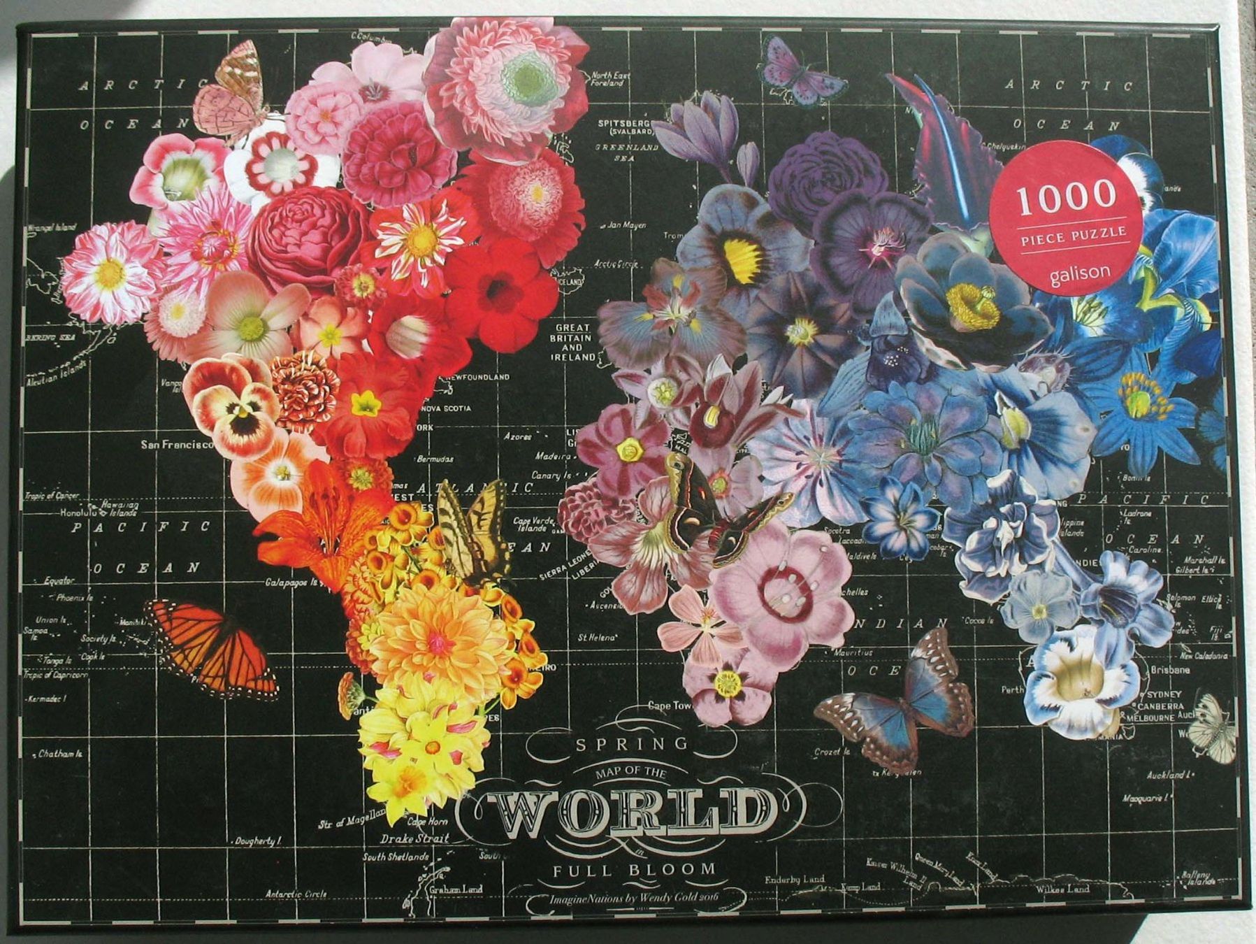 Puzzles: Galison Puzzle 1000 - Full Bloom – Gebraucht aus Luzern von Baumhuepfer01