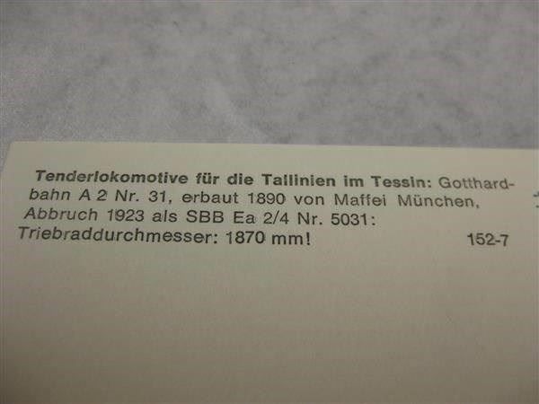 Cartoline postali: AK SBB Dampflokomotiven – Usato da Malters venduto da Marosko 1