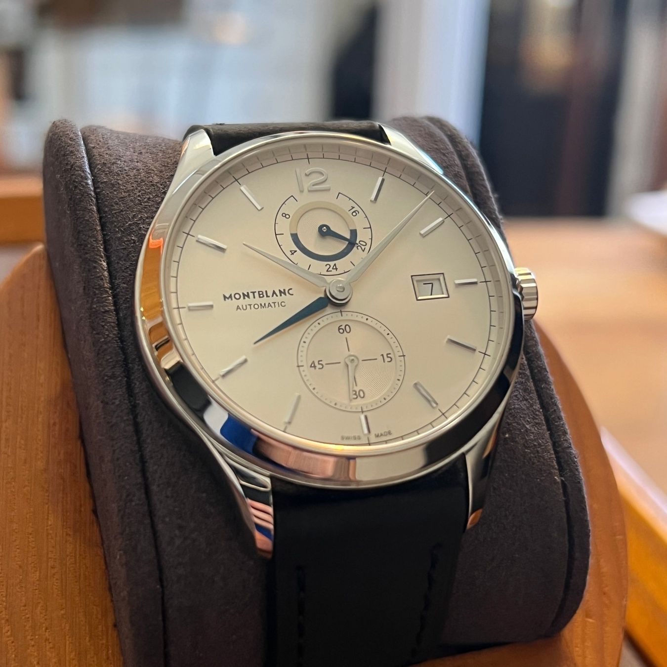 Montblanc Orologi: Montblanc Heritage Chronometry Dual Time 112540 – Usato da Carouge GE venduto da Watchaser 1