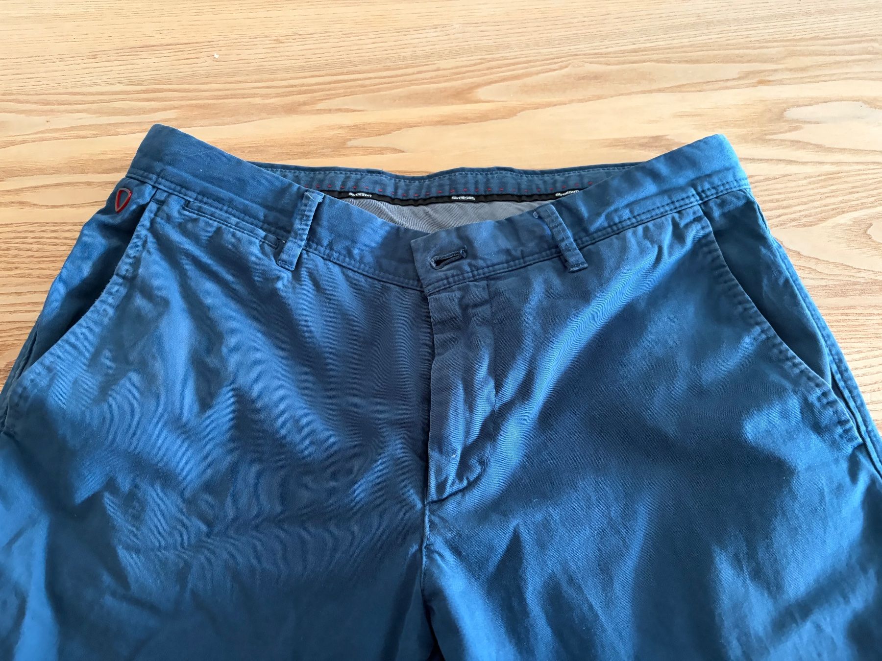 Strellson Pantaloni: Strellson Herren Chino Hose blau – Usato da Rüschlikon venduto da Emma01
