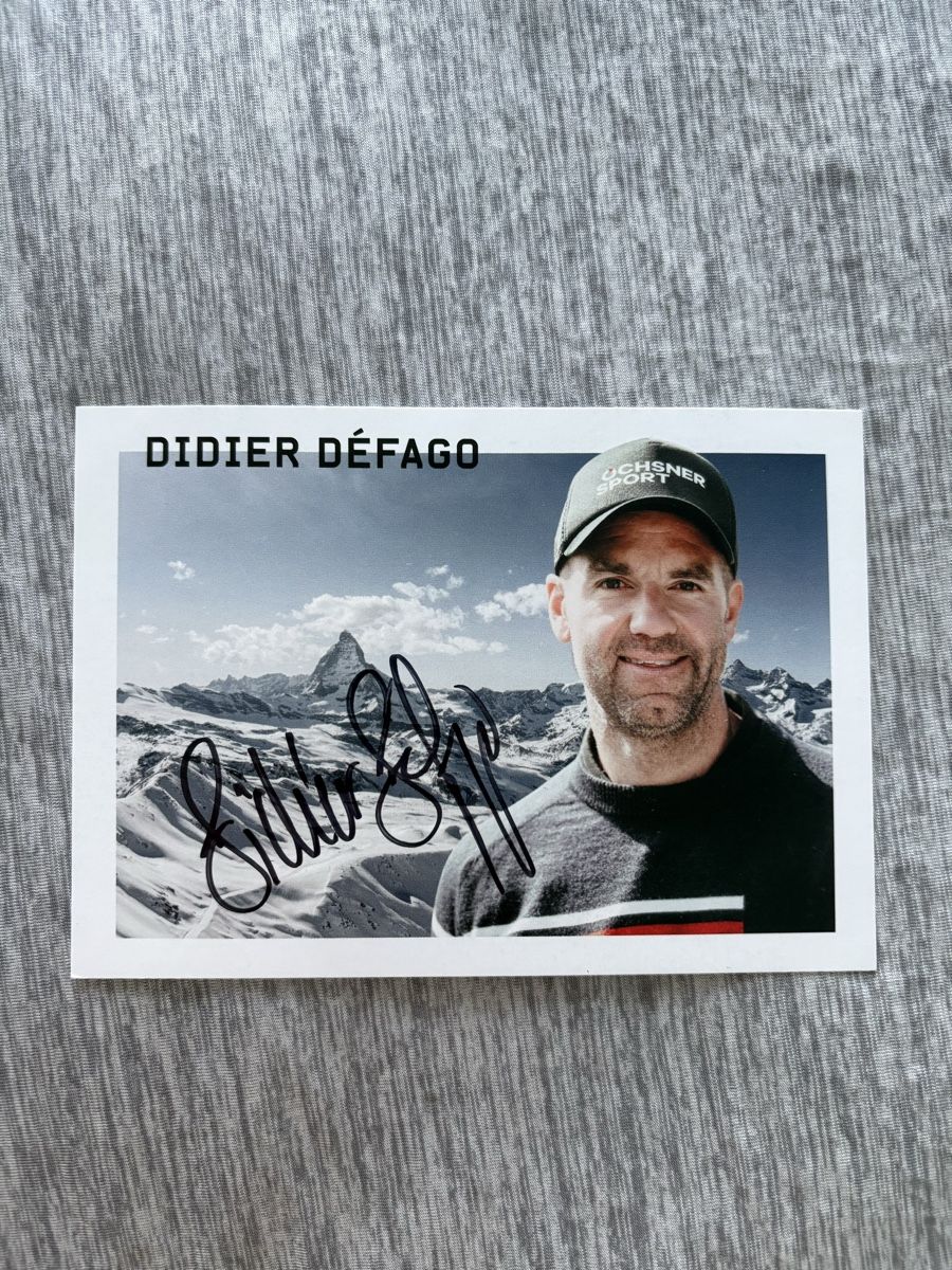 Autographes: Didier Defago Original Autogramm – D'occasion à niederbipp par LaHabana1