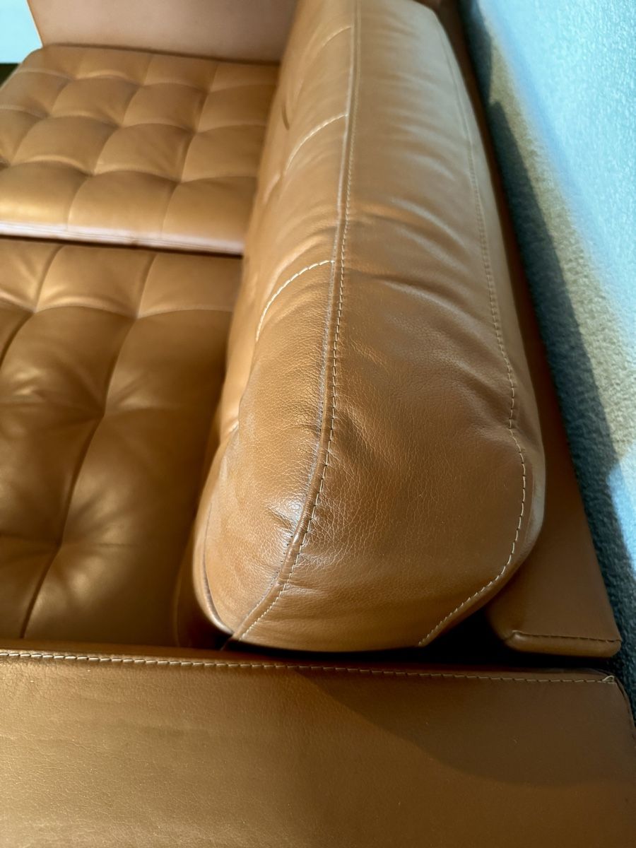 Sofas: Sofa brown leather 2-seater used condition – Gebraucht aus Bern von bia_695q 2