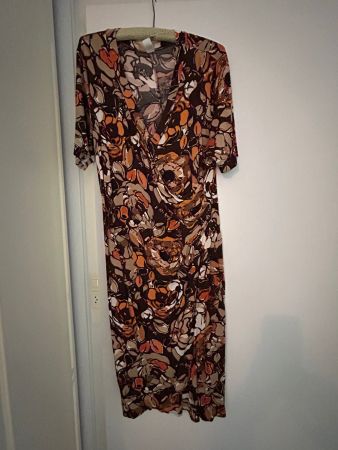 Sommerkleid Gr. 44, Wickeloptik 👗