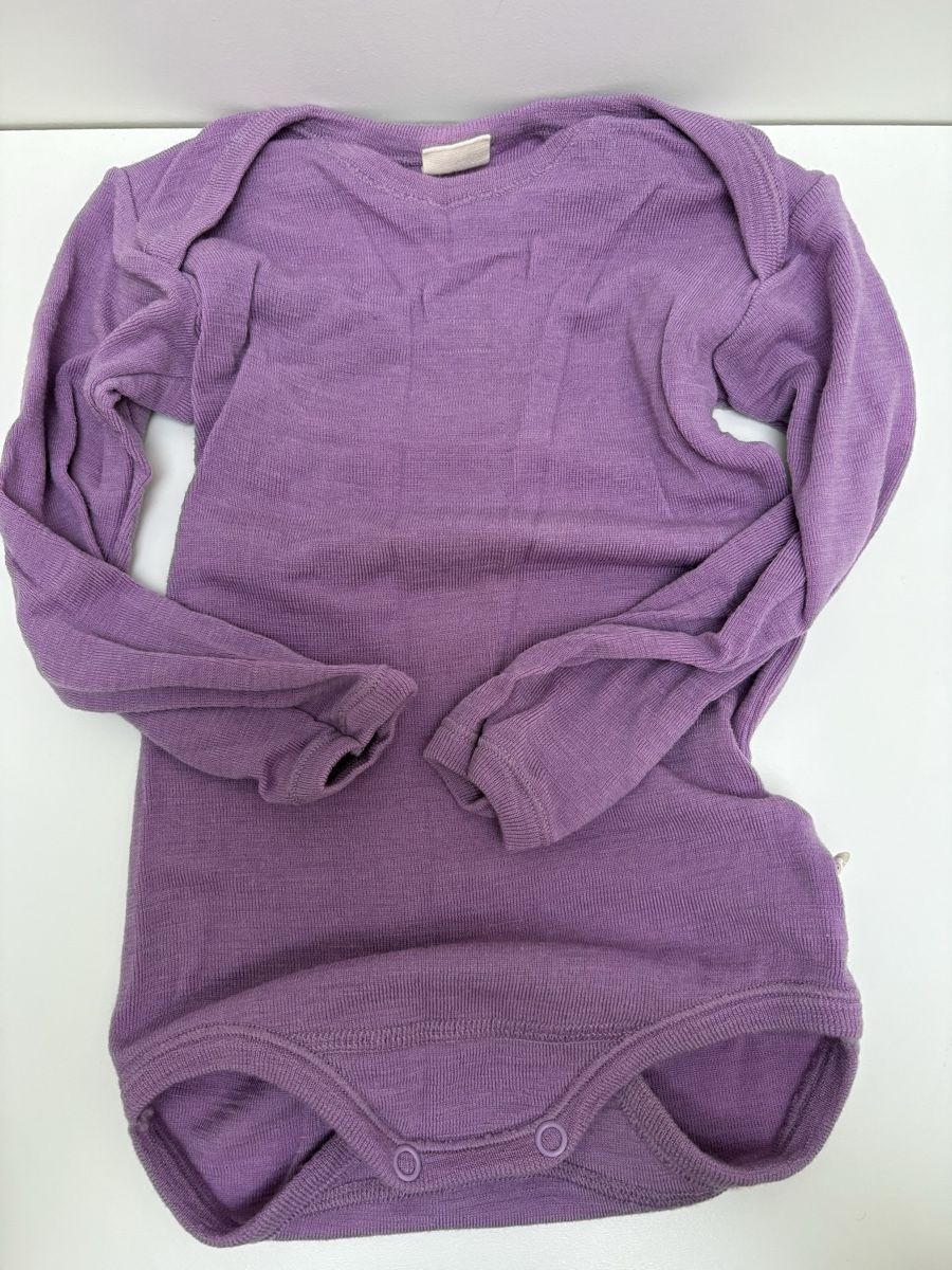 Dilling Biancheria intima: Woll-Body lila DILLING Grösse 92 – Usato da Gockhausen venduto da lenibeni