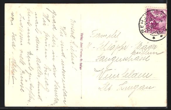 Cartoline postali: Rehetobel, Teilansicht mit Strasse aus d – Usato da Berlin venduto da bartko-reher 1