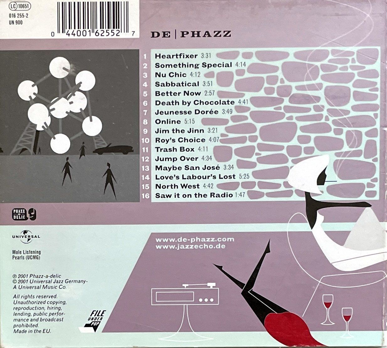 CD: De Phazz CD Digipack - Death By Chocolate Special Edition – Usato da Savagnier venduto da Ne2065 1