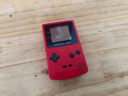 Top! Nintendo Gameboy Game Boy Color Colour Red Rot