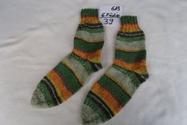 Handgetr. Wollsocken  6 Fach  Gr.39  (613-)