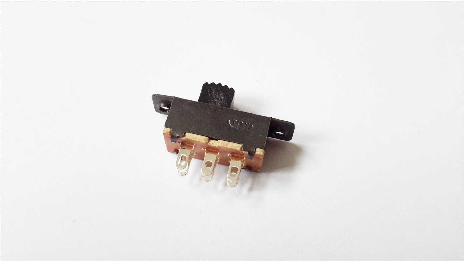 Schalter: Schiebeschalter Mini 6 Pins 2xUM schwarz – Neu und originalverpackt aus St. Gallen von cointec 5