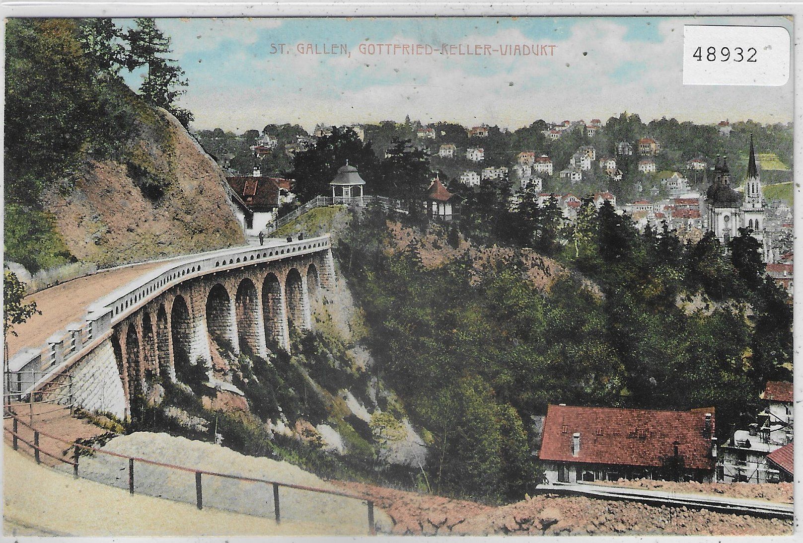 Cartoline postali: St. Gallen - Gottfried-Keller-Viadukt – Usato da Ettingen venduto da Kartenplanet