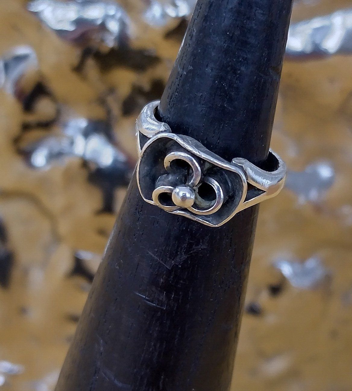 Anelli: BLUMEN RING IN 925 SILBER – Usato da Romanshorn venduto da BoutiqueA 5