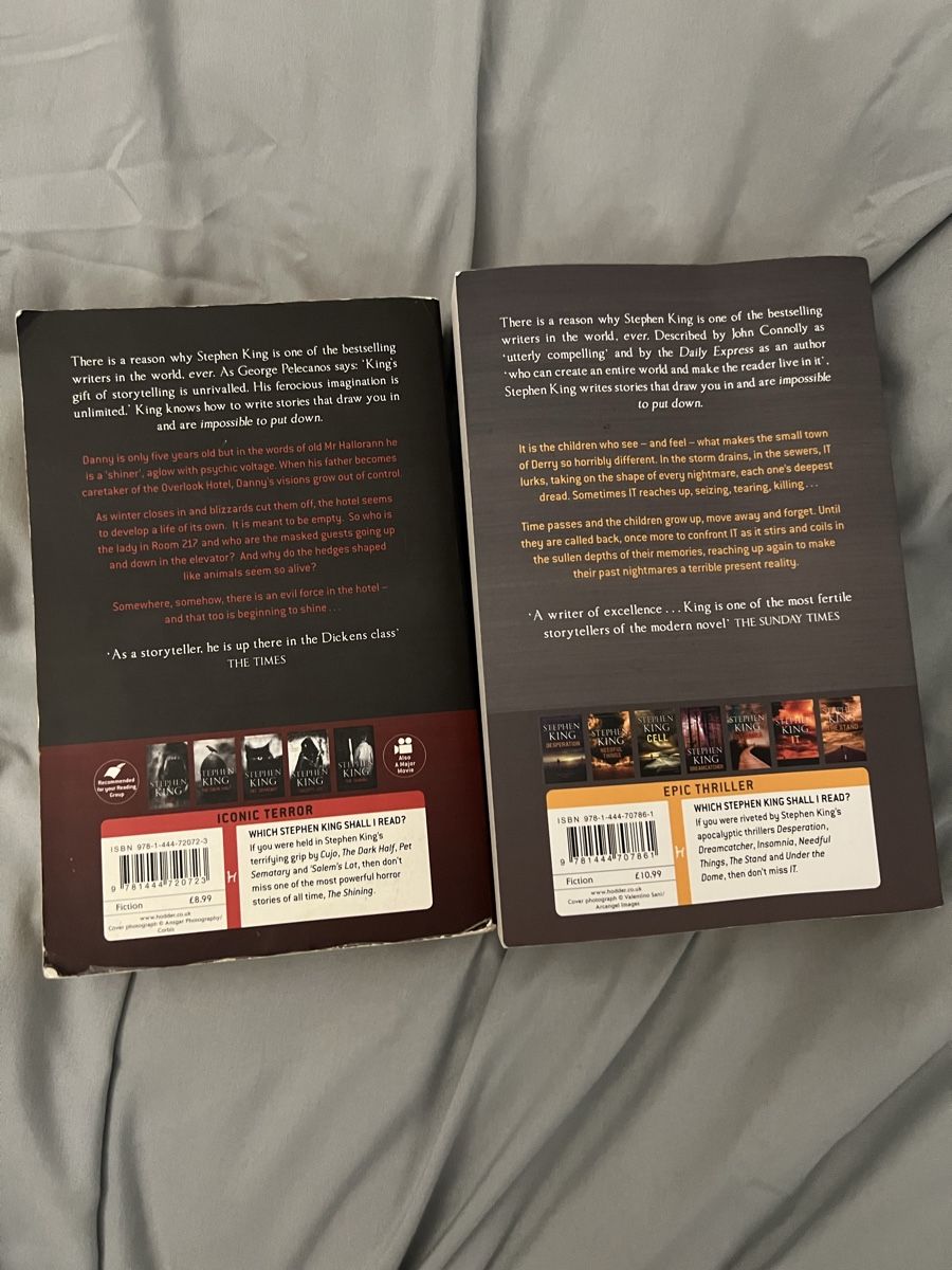Bücher: The Shining & It von Stephen King – Gebraucht aus Glattbrugg von readsy 2