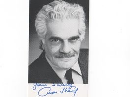 Autogrammkarte von Schauspieler Omar Sharif ÄGY, †