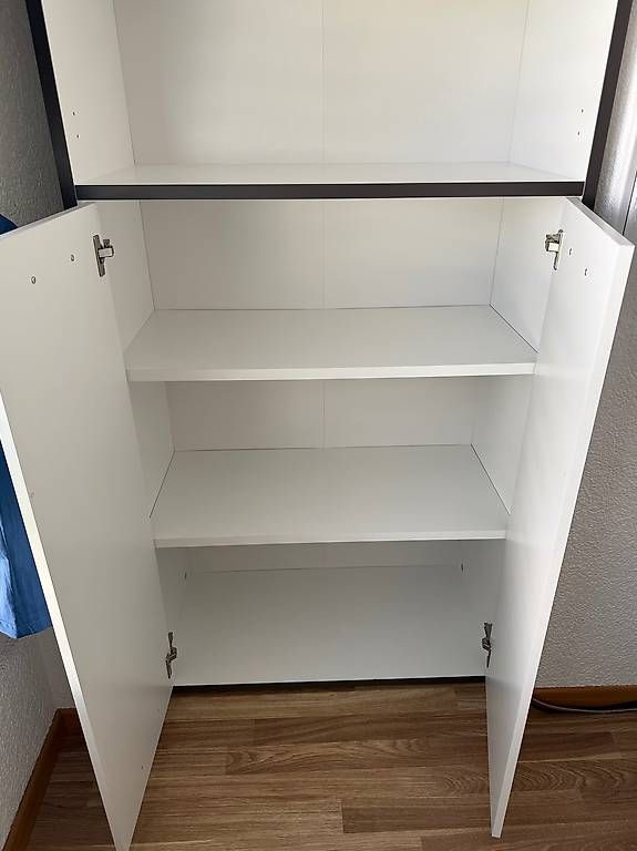 Scaffali: Regalkombination in Weiss/Grau – Usato da Niederhasli venduto da sta_9r6s 1