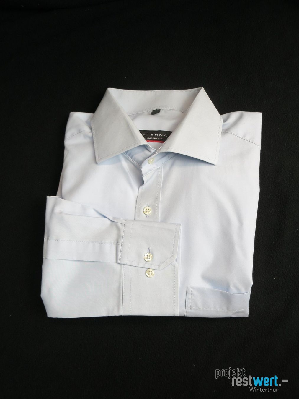 Eterna Chemises: ETERNA Modern Fit Hellblau Gr. 39 – D'occasion à Winterthur par Restwert_Winterthur 2
