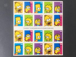The Simpsons Briefmarken 20 Stk 44c Selbstklebend USPS USA