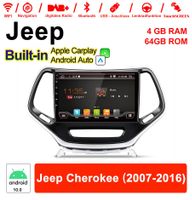 Jeep Cherokee 2007-2016 Android 14 Autoradio