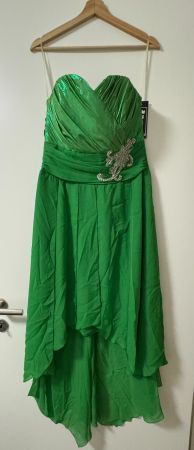 Schickes Glitzerndes Abendkleid Gr. 38 Grün