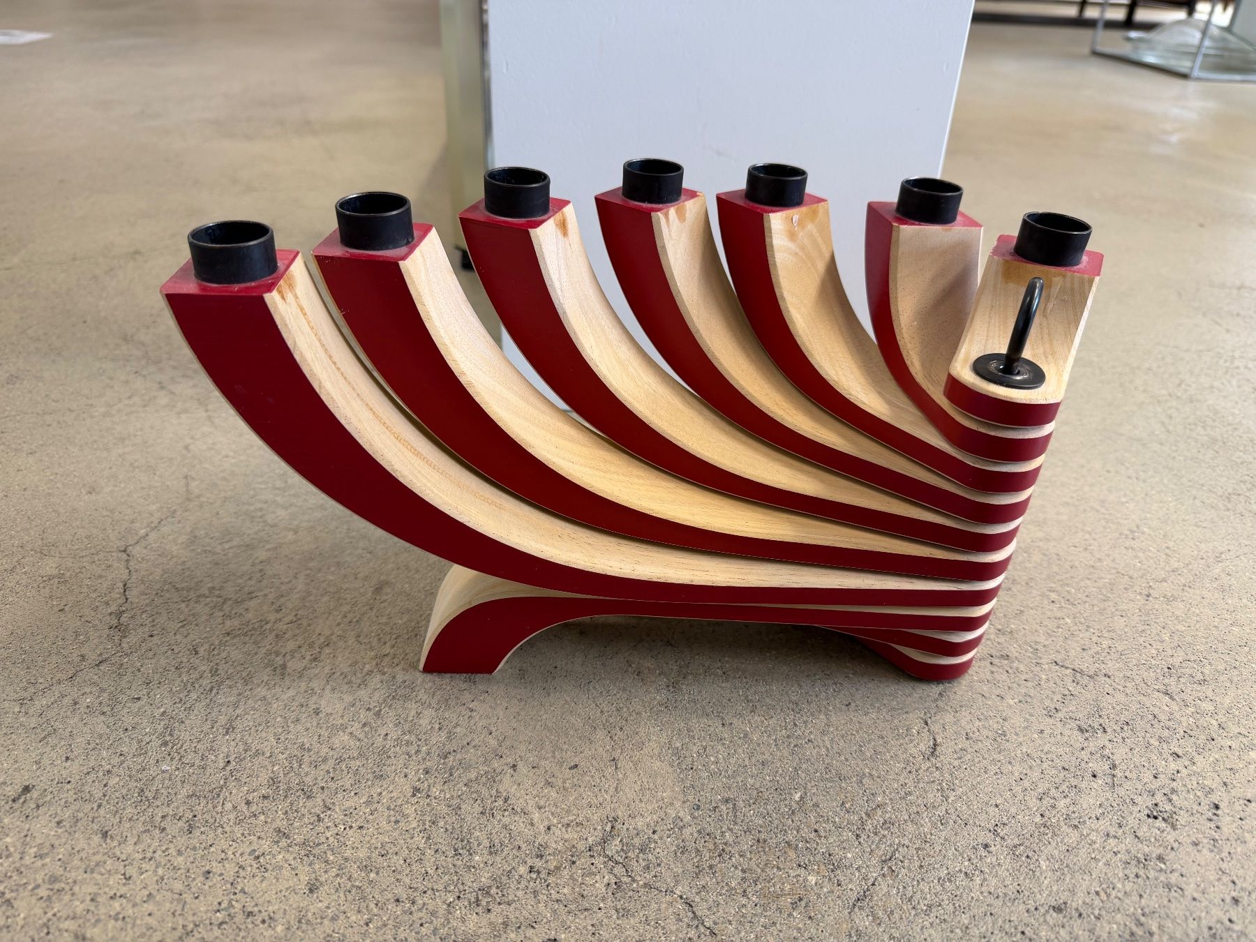 Kerzenständer: Kerzenständer Nordic Light, Design House Stockholm in rot – Gebraucht aus Gümligen von Brocki-Reimal-Stift