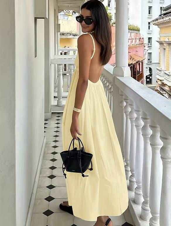 Vestiti: Gelbes Sommerkleid – Usato da Zürich venduto da lau_m68v