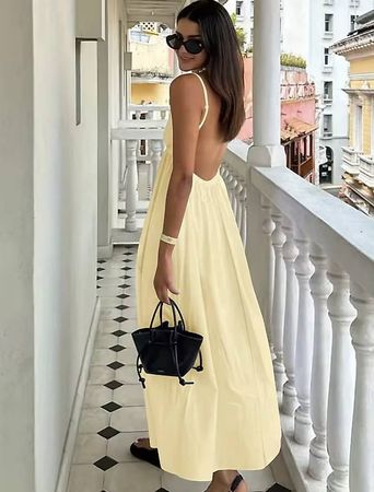 Gelbes Sommerkleid