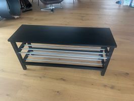 IKEA TJUSIG Schuhbank / Schuhregal schwarz – guter Zustand