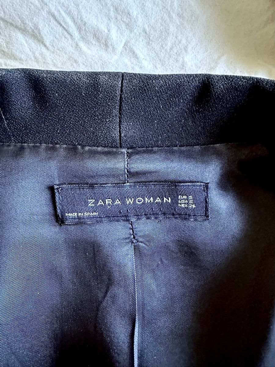 Zara Jacken: Schwarzer Blazer, 3/4-Ärmel, Gr. S – Neu (gemäss Beschreibung) aus La Tour-de-Peilz von Sezanette_and_Cie 3