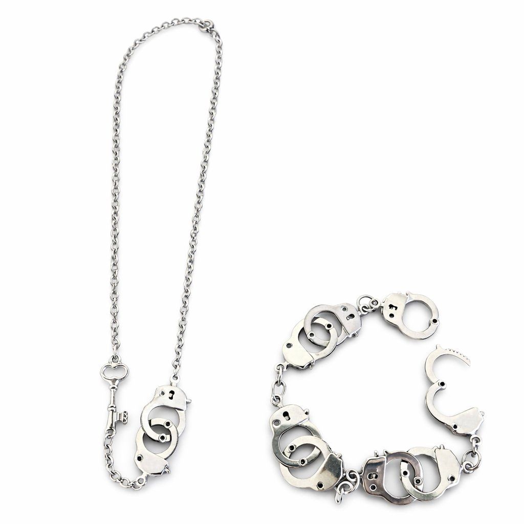 Altri gioielli: Schmuck Set Handschellen Kette Armband – Nuovo (secondo la descrizione) da Fully venduto da VaneaSelection
