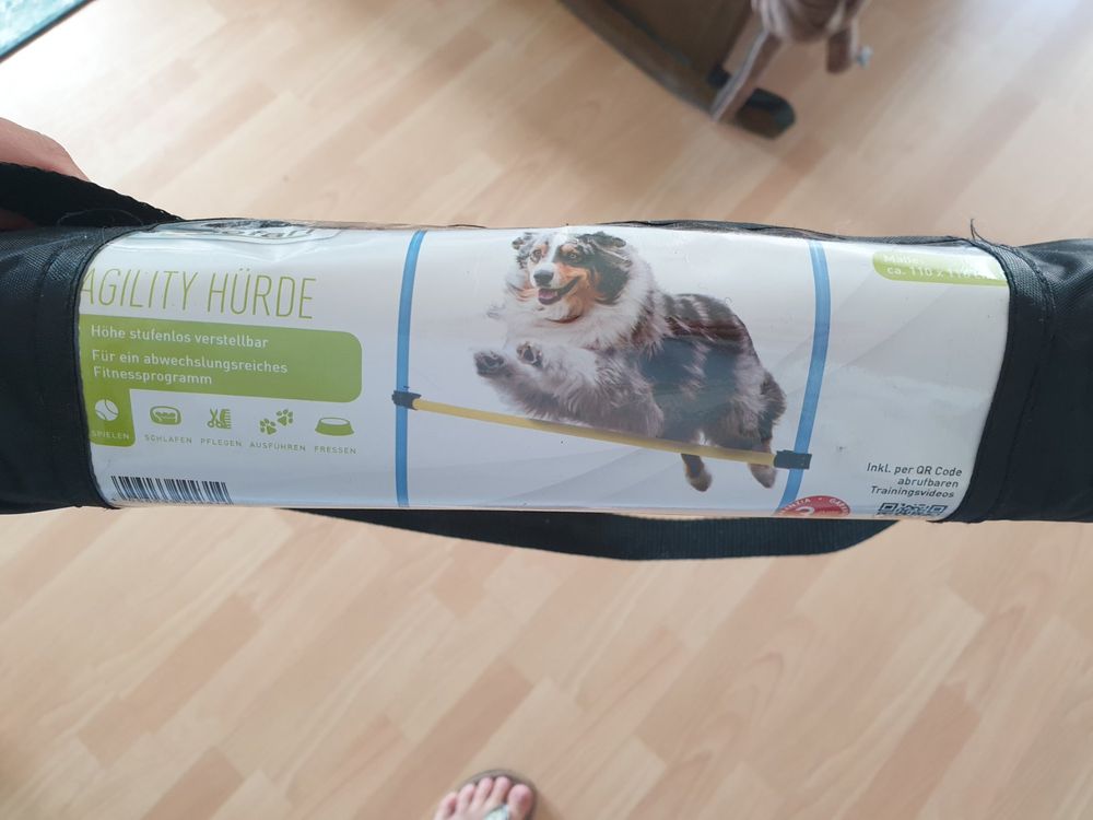 TRIXIE Hunde Agility Hürde - Höhenverstellbare Trainingshürde Für Anfänger & Fortgeschrittene