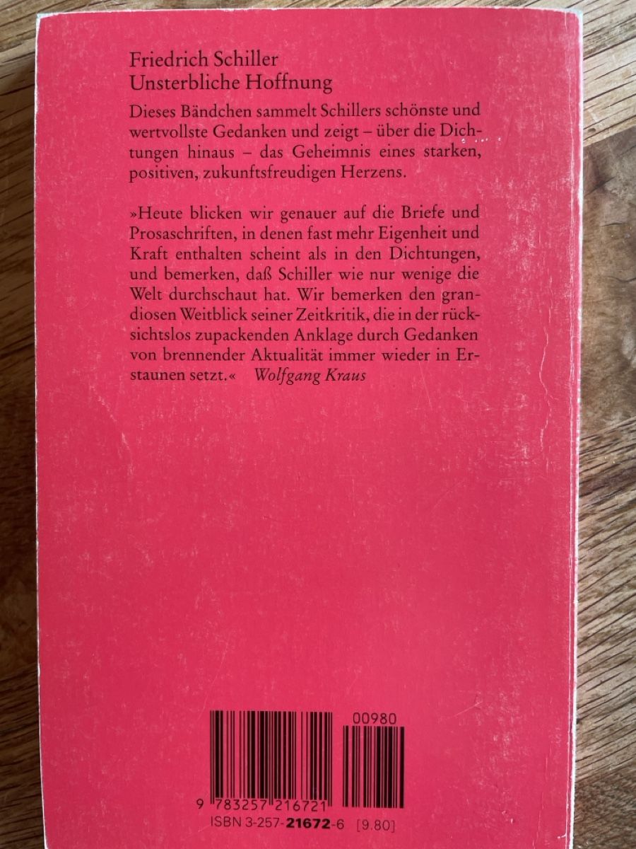 Libri: Friedrich Schiller – Usato da Freidorf TG venduto da ibipatria 1