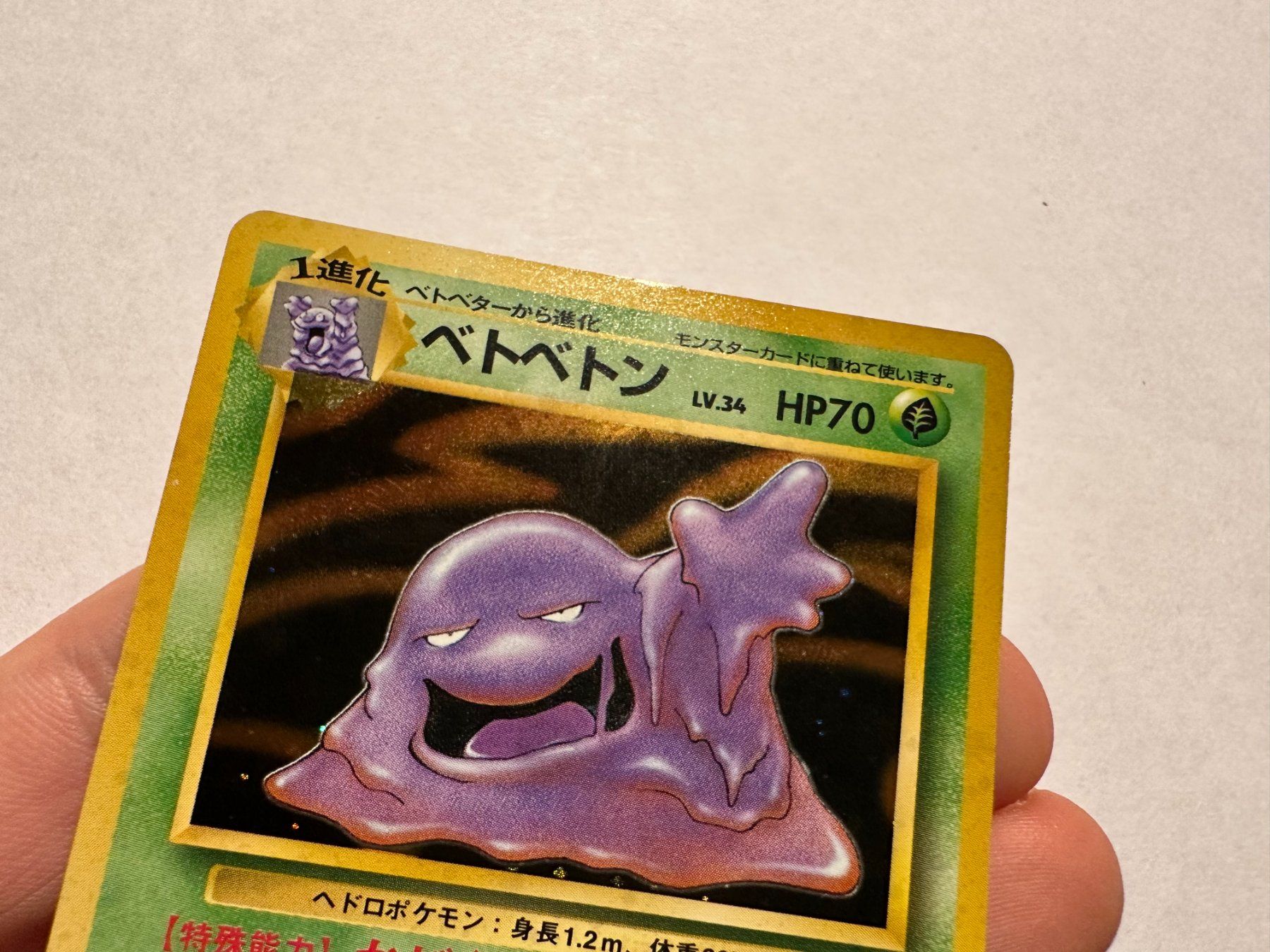 Pokémon Carte collezionabili: Muk holo Fossil Japanese – Usato da Hagendorn venduto da Pokecollectorch 4