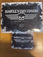 Harley-Davidson Blechschilder Set, Vintage Look, Top! (52)