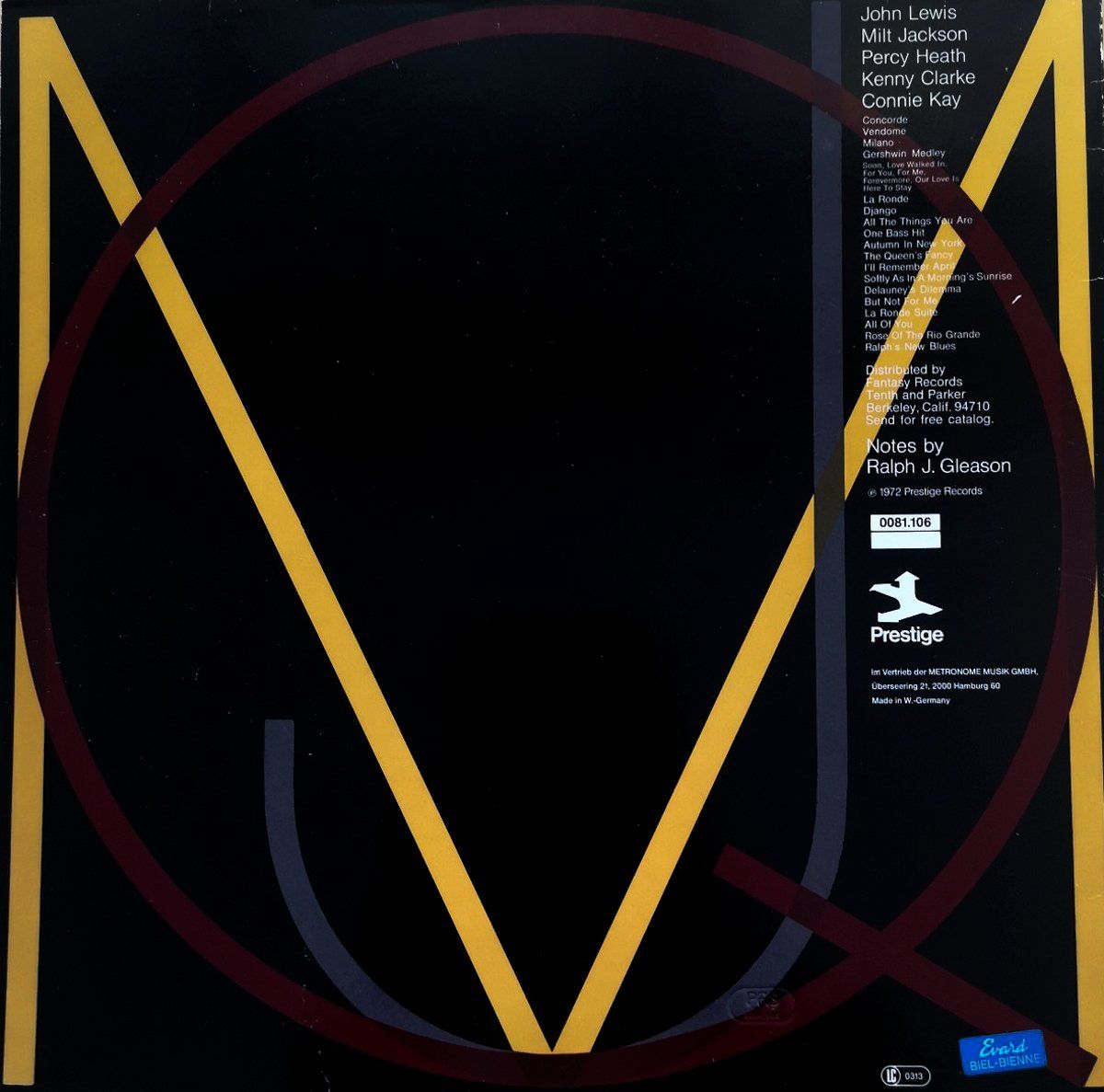 Dischi in vinile: The Modern Jazz Quartet - Doppel LP und 7" Single – Usato da Sargans venduto da Botanico 1