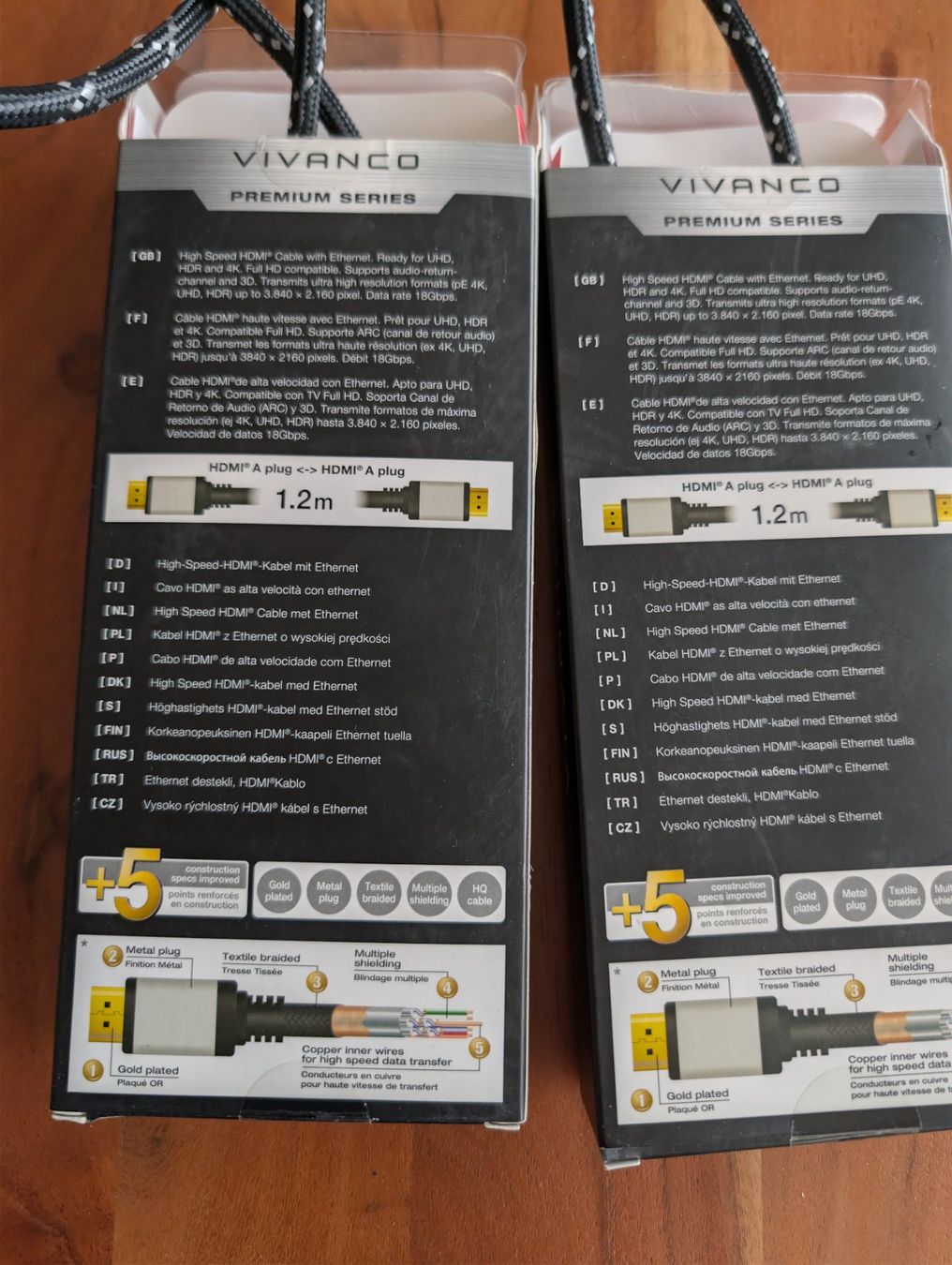 Câbles: Vivanco HDMI-Kabel (4er-Set) – D'occasion à Basel par dborch 4