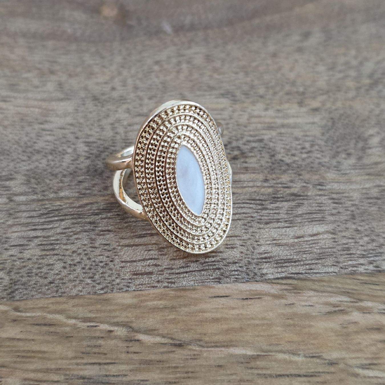 Ringe: Ring goldfarben  Grösse ca 54.7 / 17.41 – Neu (gemäss Beschreibung) aus Rheinsulz von Gilea 3