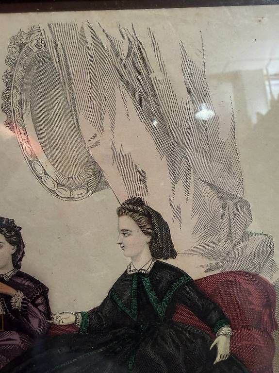 Grafica & Litografie: Original Mode-Stich "Allgemeine Modenzeitung" von 1864 – Usato da Obernau venduto da Arche_Noah_Brocki 6