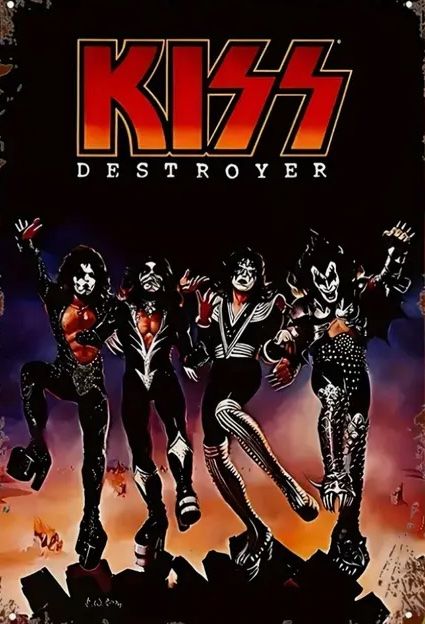 Schilder: Kiss Blechschild Metal Rock Band – Neu (gemäss Beschreibung) aus Horn von abutre72