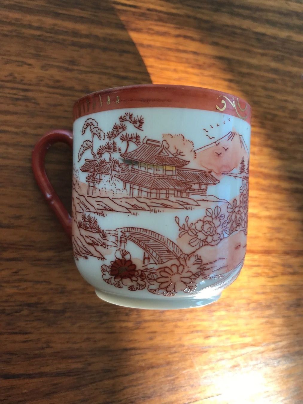 Set di piatti: Vintage Moriage Teeservice mit Geishalithophanie – Usato da niederbipp venduto da Esbenz 3