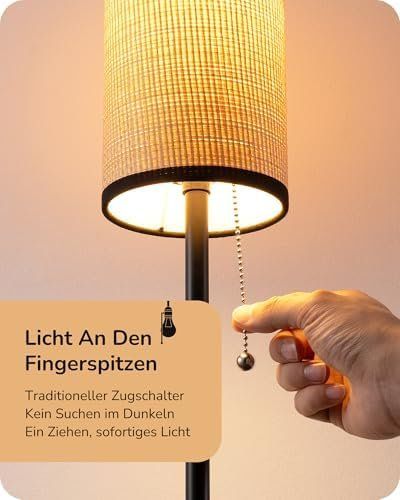 Lampes: Stehlampe Wohnzimmer Moderne Stehleuchte geflochtenem E27 – Neuf avec emballage d'origine à Hundwil par pak_7zvn 3
