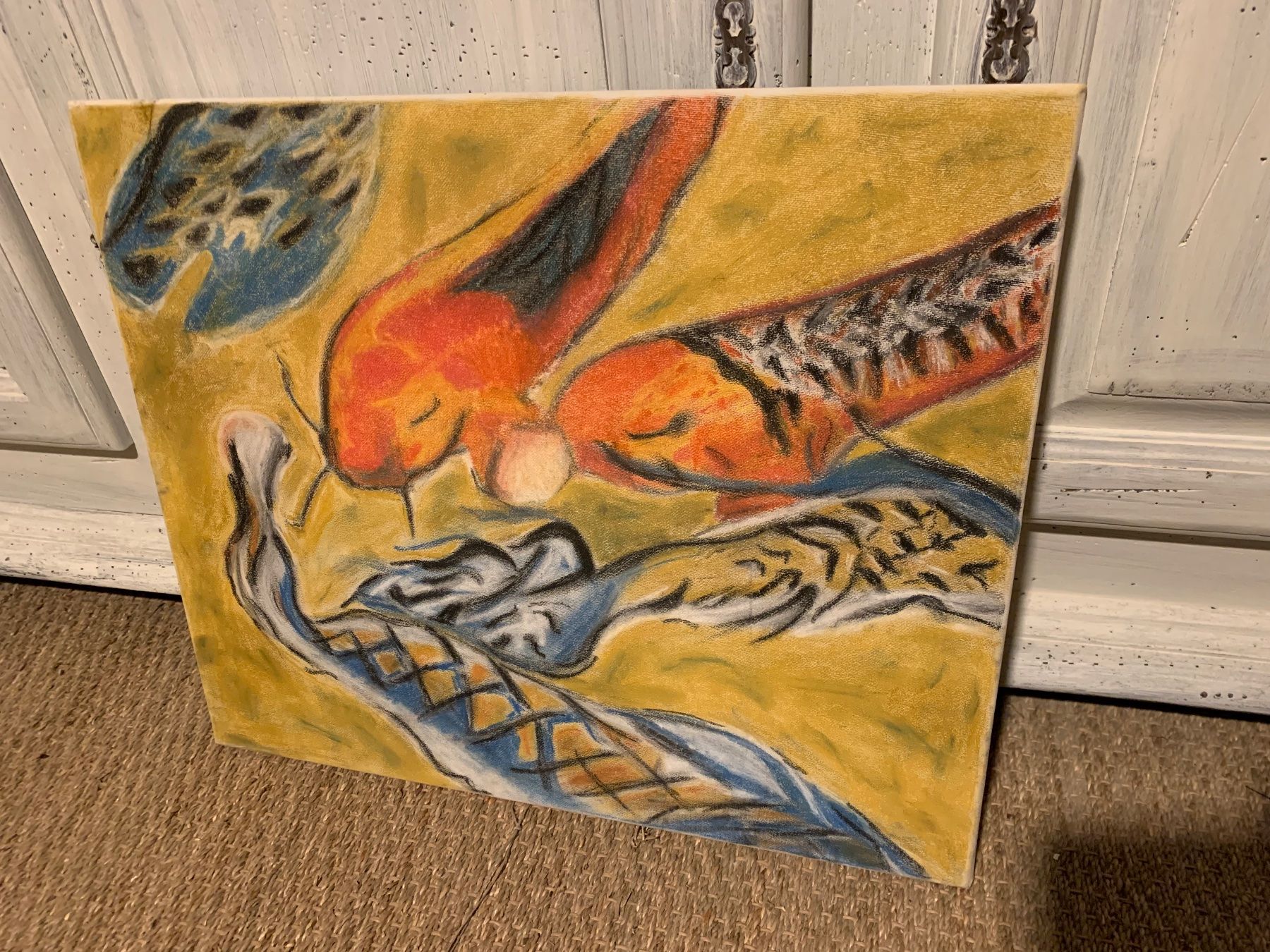 Gemälde: Peinture carpe kuoi – Gebraucht aus Zürich von HeleneB 2