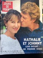 Jours de France -  juillet 1983 - Nathalie/Johnny