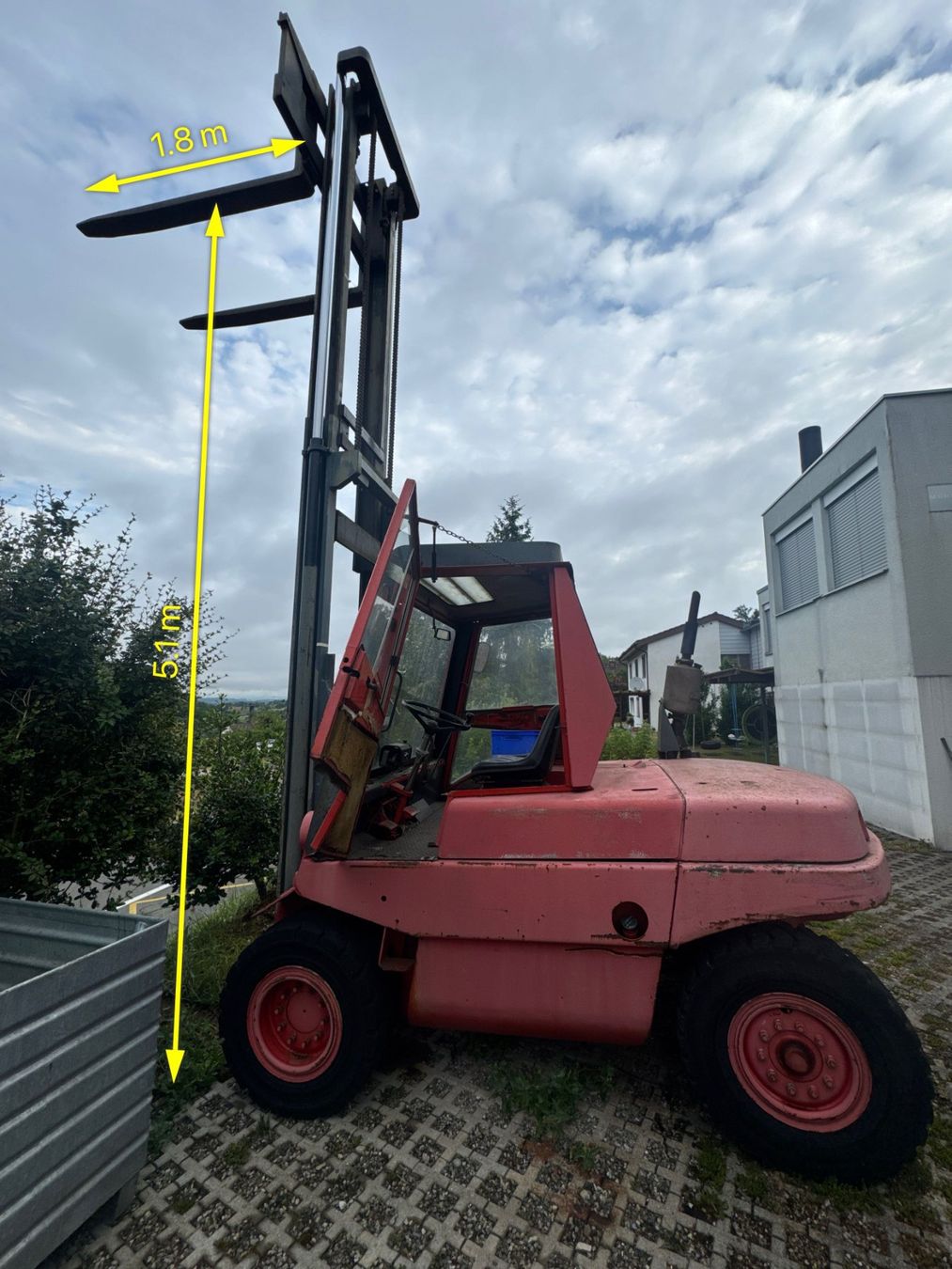 Linde Carrelli elevatori e a forche: Linde Stapler H60D (6Tonnen) – Usato da Tegerfelden venduto da MuehlebachFormenAG 9